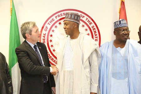 Bukola Saraki, others receive  Australian Ambassador & his Delegation (Photos)