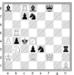 Problema de mate en 2 compuesto por Luis Gómez Palazón (1º Recomendado, Memorial Paul Keres 2016)