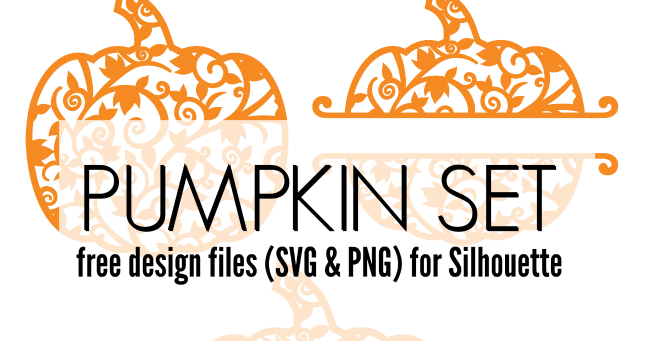 Download Free Pumpkin Set Of Silhouette Design Files Silhouette School