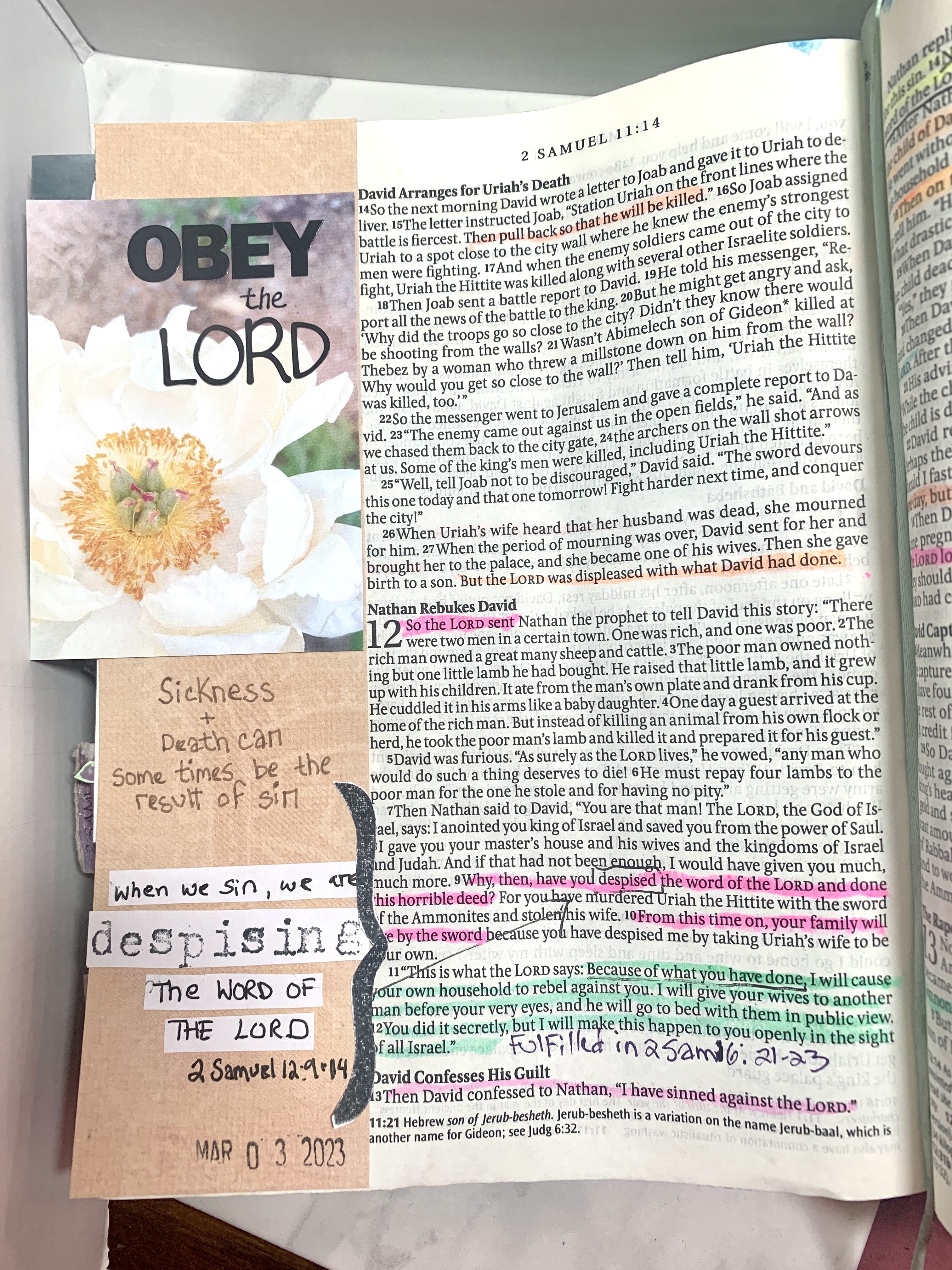 What Happened When I Decided to Try Bible Journaling - Sparkles of Sunshine