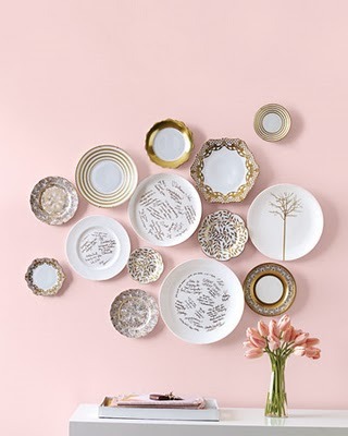 Silver Lining  Decor  Plate Wall 