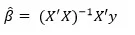 Regression coefficients