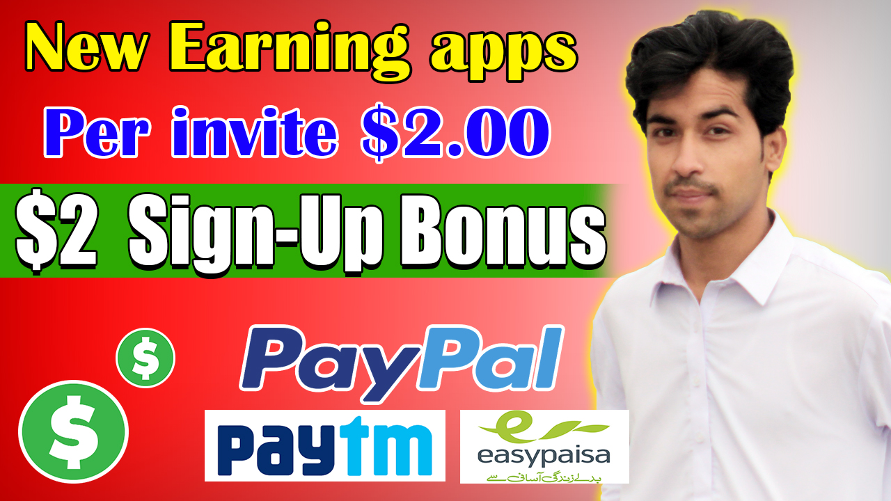 New Earning Apps Sign Up Bonus 2 Without Investment Earning Apps Per Invite 2 Earn Tsmileapps