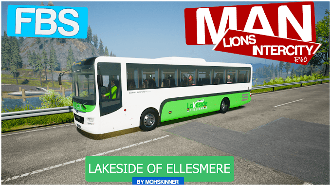 FernBus Simulator - Repaint Lakeside Of Ellesmere - Bus MAN Lions Intercity - Type R60