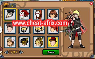 Cheat Hair Style Ninja Saga New Fix 100% Work