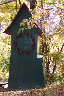 Lois de Vries Garden Views: Outhouse Tool Shed