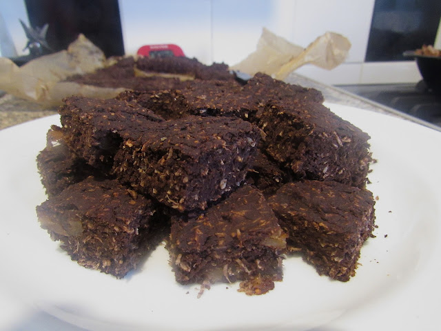 Healthy Black Bean Coconut Brownies