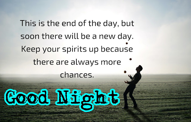 Good night quotes in English with images