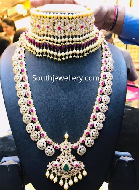 Diamond Bottu Mala Kundan Choker