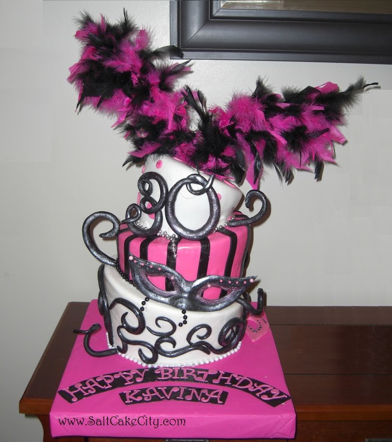 Because of this she needed an over the top extravagant masquerade cake to 