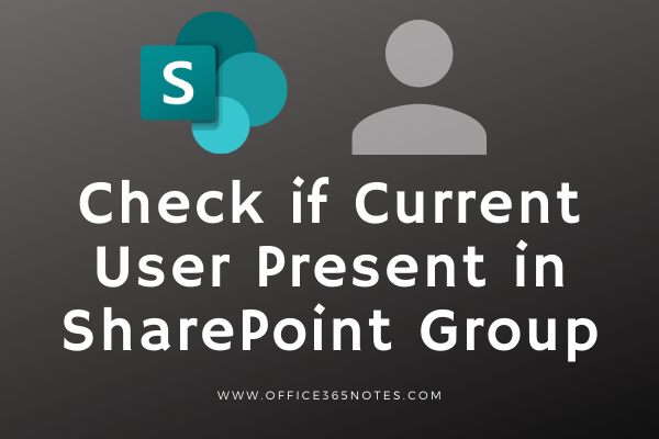 Check if current user is present in SharePoint Group using REST API