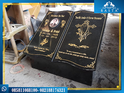 Nisan Makam Marmer Buku, Jual Batu Nisan Model Buku