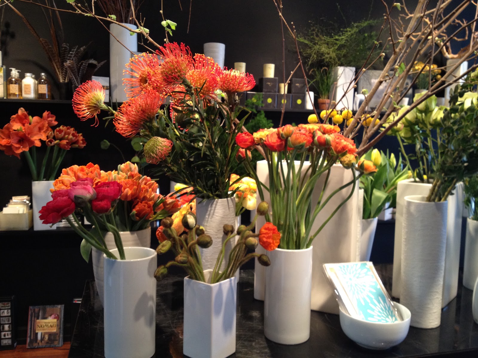 Visual Jill Interior Design: Fabulous Flowers at Birch in SF