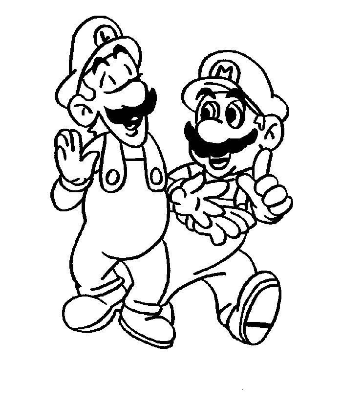 Mario Pictures To Color 8