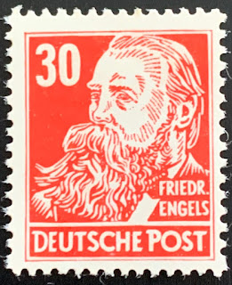 Germany 1948 SBZ Famous People - Köpfe - Friedrich Engels