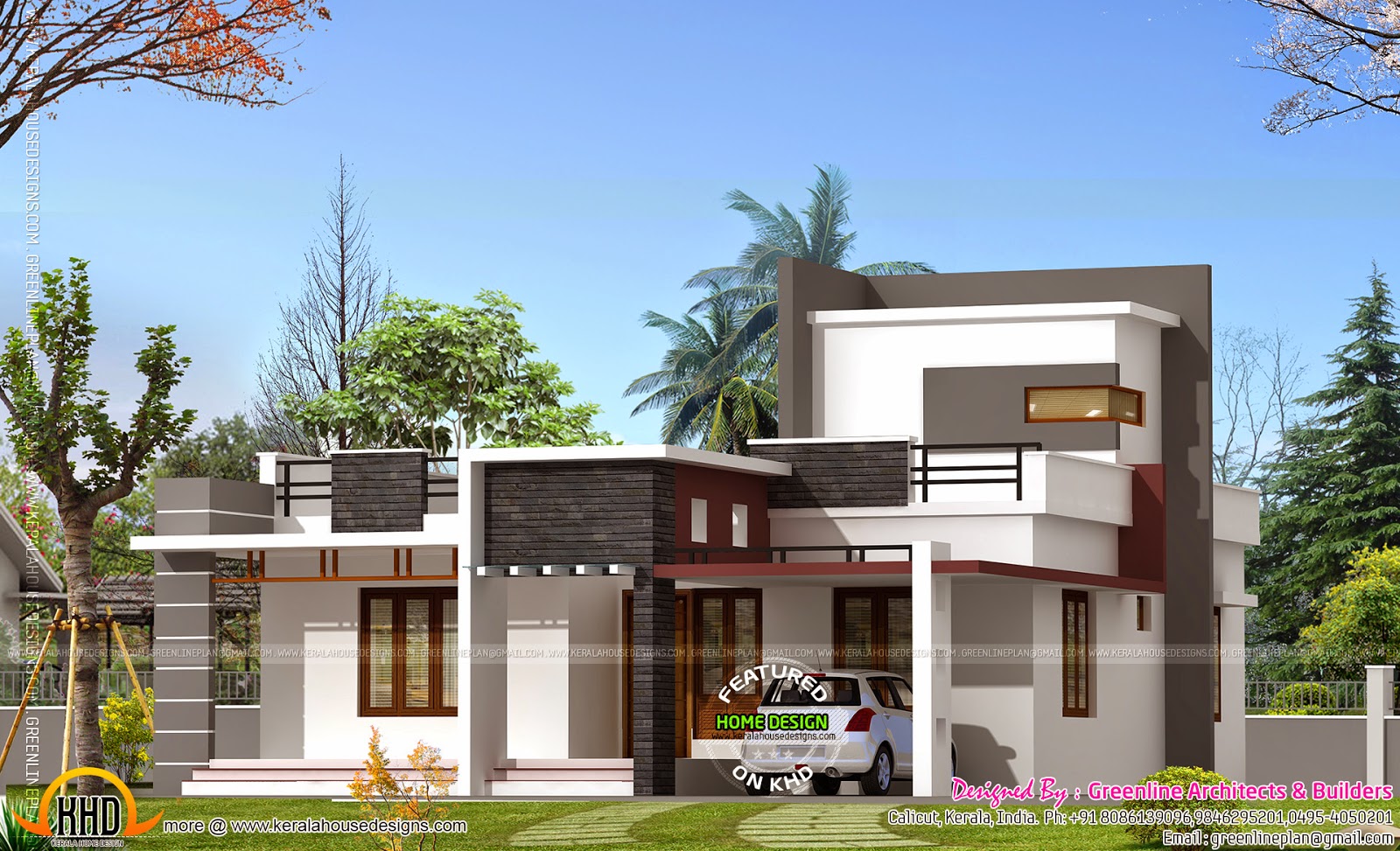  1000  square  feet  house  Kerala home  design and floor plans 