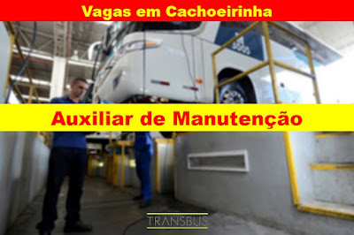 Transbus abre vaga para Auxiliar de Manutenção em Cachoeirinha