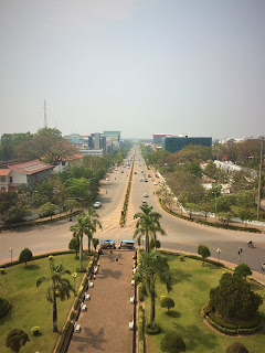 View from the top of the Patuxai
