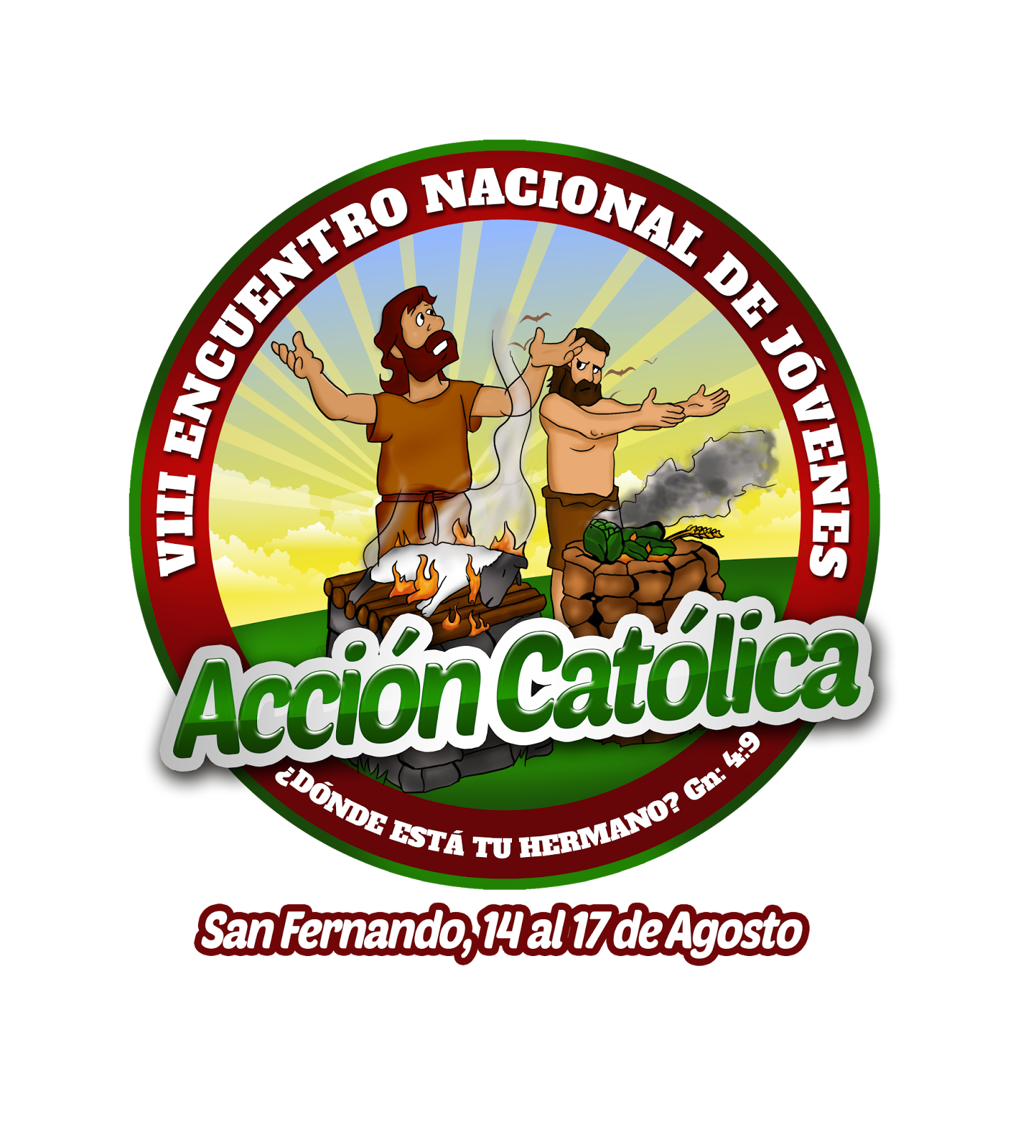 Material preparativo para VIII Encuentro Nacional de Jóvenes de Acción Católica de Venezuela del 14 al 17 de agosto en Apure.
