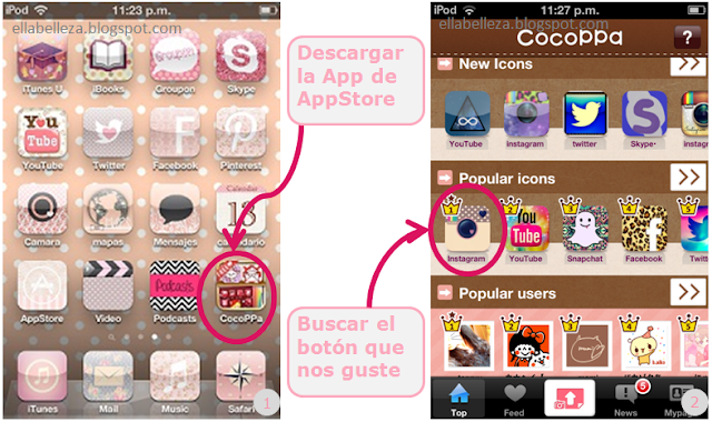 app cocoppa pasos