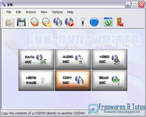 Ink DVD-Writer : un logiciel de gravure simple d'emploi