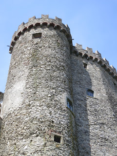 Malaspina Castle in Fosdinovo Tuscany.