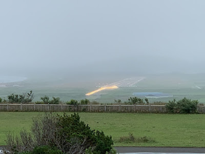 宗谷ふれあい公園展望台から見た稚内空港