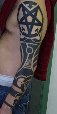 Pentagram Tatto, Sleeve Tattoo