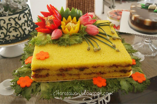 Tempahan Pulut Kuning Hantaran 1 Tingkat Blog Kakwan