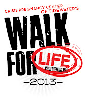 Crisis Pregnancy Center of Tidewater's Walk for Life 2013