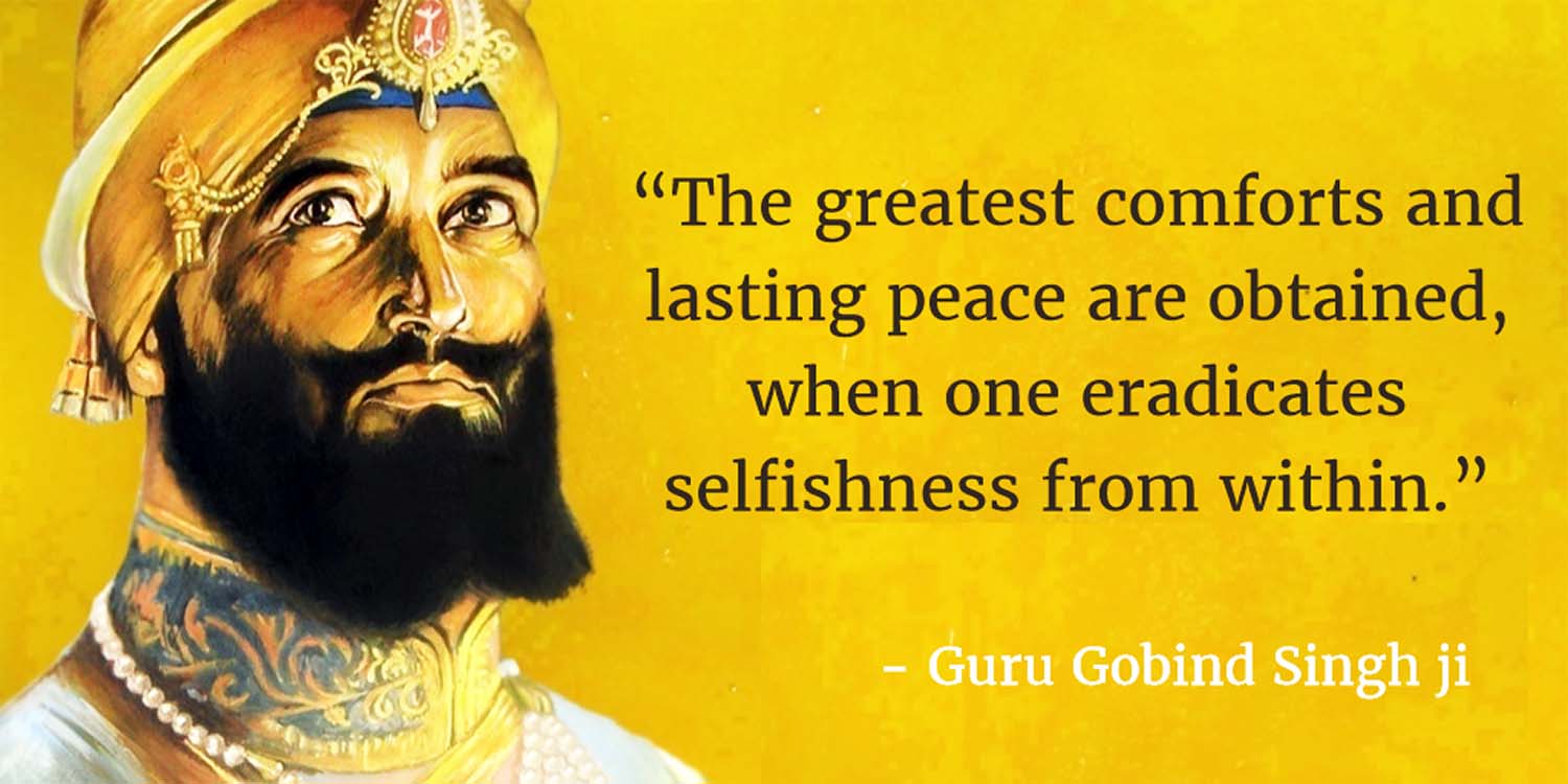 Guru Gobind Singh Quotes, Wishes and Shabad in Hindi and Punjabi