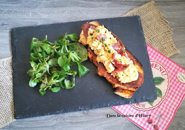 Ma tartine Andalouse - Dans la cuisine d'Hilary