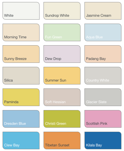 Katalog Warna Dulux EasyClean 2019