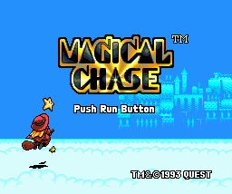 Magical Chase TurboGrafx-16 title screen