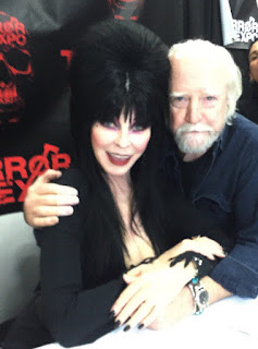 Scott Wilson hugging Elvira