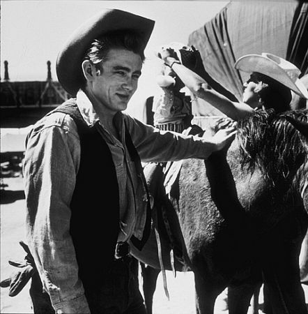 Fotografías de James Dean en el rodaje de Gigante