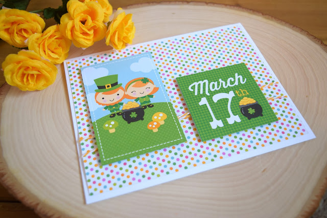 Card with Doodlebug Design Pot O Gold by Jess Crafts