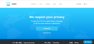 Berburu bitcoin lewat anonymous ads