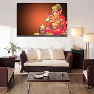 Lord Ganesha Paintings on Canvas