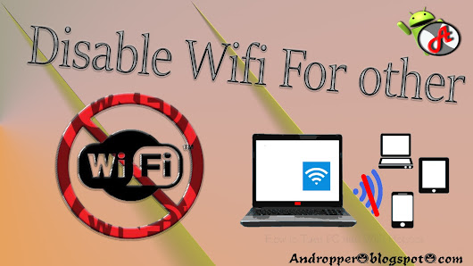 Image result for How to disable WIFI for others