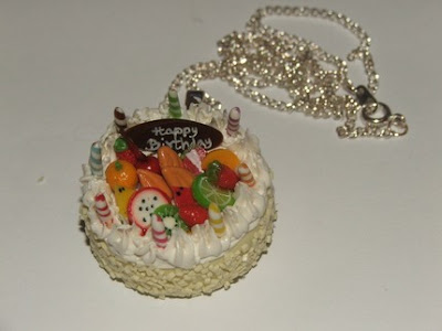 polymer clay miniature food jewelry