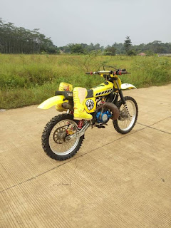 Jual trail mesin ninja stnk, kaki2 klx.. body vintage