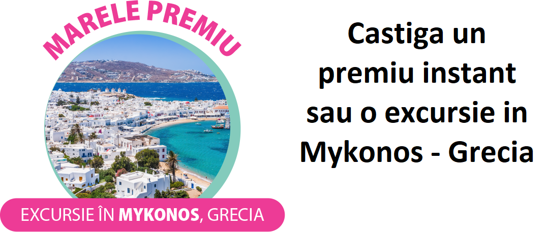 Concurs BIC 2022 - Participa la campanie si poti castiga un premiu instant sau o excursie in Mykonos - Grecia, prin tragere la sorti! Premiile instant sunt: eBook Reader, smartwatch sau sandale