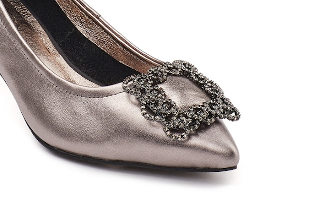 Pazzion, Pewter Sophisticated Heels, Black Sparkly Embellished Heels, Pazzion Shoes, Pazzion West Malaysia, Shoes, Shoe Review, Fashion