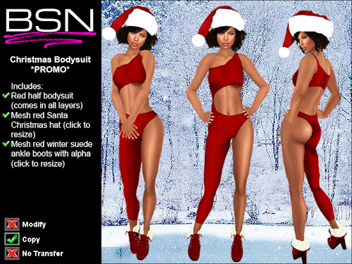 BSN Christmas Bodysuit Promo