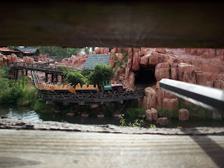 Big Thunder Mountain Railroad From Tom Sawyer Island Magic Kingdom Walt Disney World