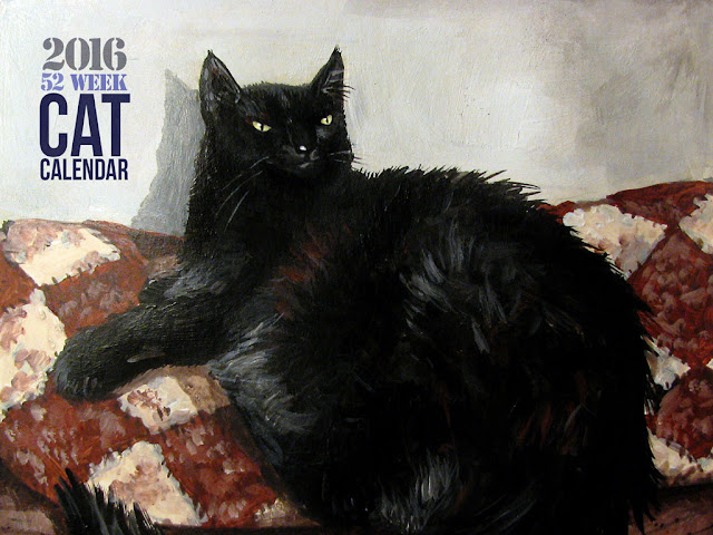 2016 Cat Calendar on Kickstarter by Gabriel Utasi