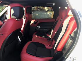 Rear seat in 2019 Range Rover Sport HST MHEV