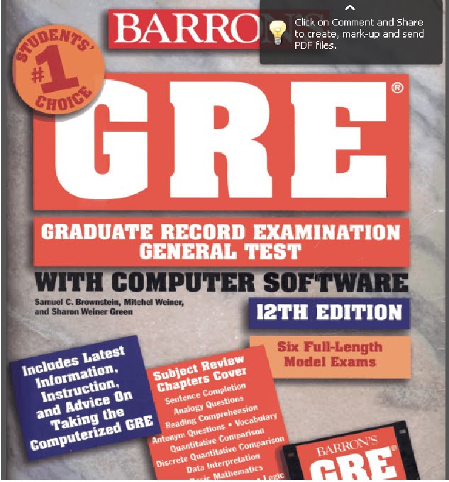 0 Responses to "GRE BARRONS 12TH EDITION"