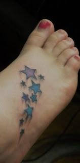 Foot Tattoo Ideas With Star Tattoo Designs With Pictures Foot Star Tattoos For Female Tattoo Galleries 7